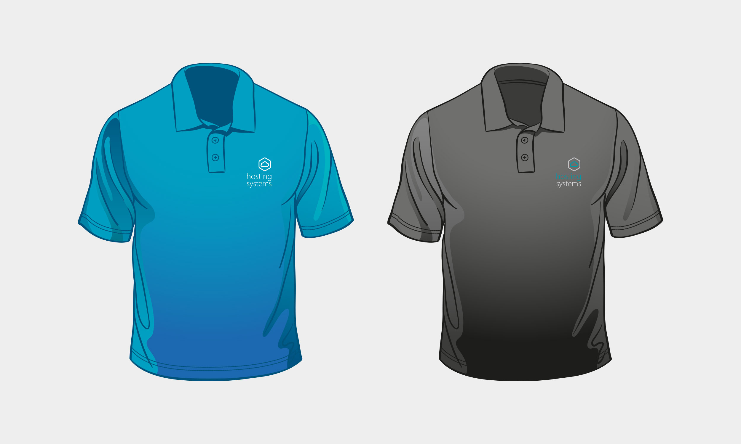 Hosting Systems Polo Shirts